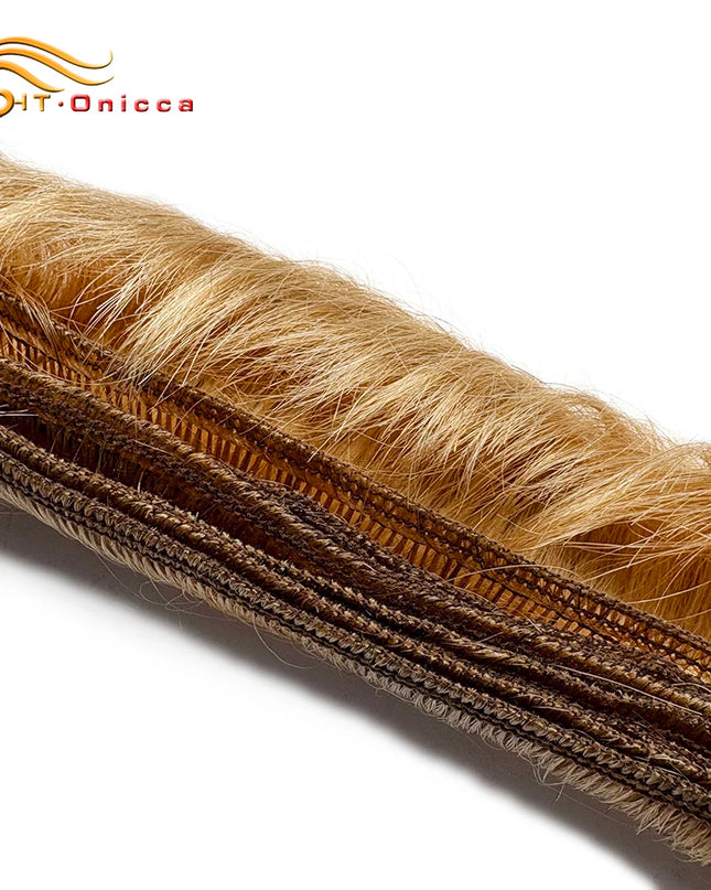 613 Blonde Straight Bundle Human Hair Bundles With Circular Closure 1B 27 30 4 BUG Colored Short Remy Human Hair 28Pcs/Lot