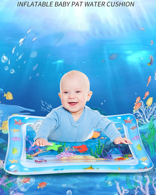 Water Mat for Babies Inflatable Activity Center, Baby Water Mat for 3 6 9 12 Months Infants Baby Toys for Toddlers, Promote Bab
