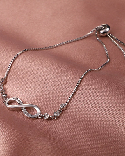 Bracelet Original 925 Silver Lucky Symbol Zircon Bracelet Luxury Jewelry For Woman Romantic Valentine's Day Jewelry Gifts