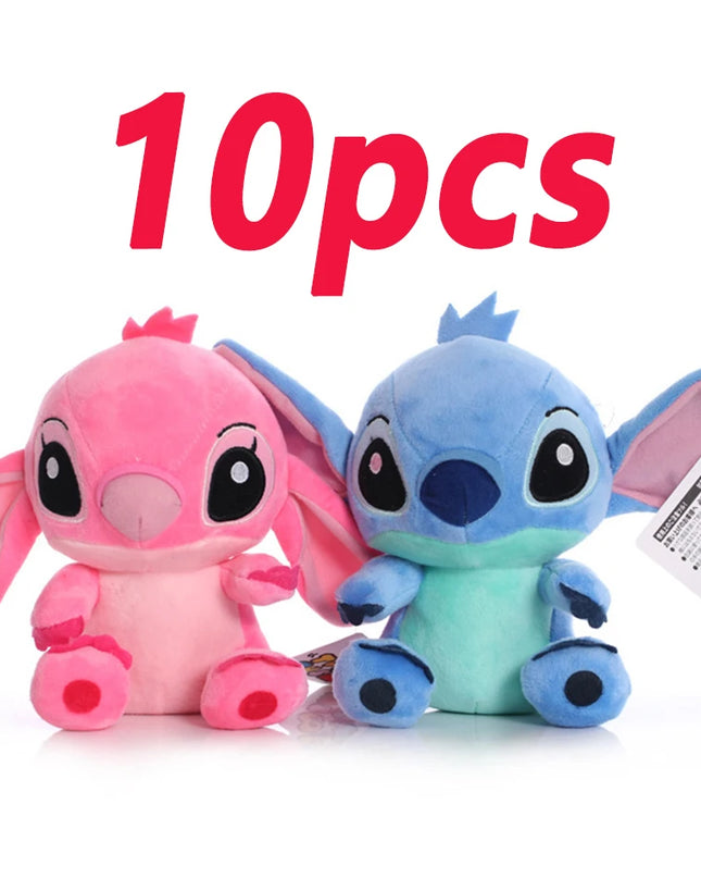 12cm 20cm 25cm Stitch Stuffed Plush Models Cartoon Stuffed Plush Dolls Anime Plush Baby Toys Kawaii Kids Birthday Gift