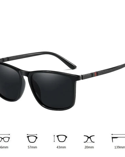 Luxury Square Vintage Polarized Cycling Sunglasses Men Women Fashion Travel Driving Fishing Sun Glasses Male Eyewear UV400