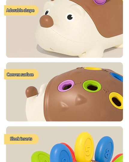 Montessori Hedgehog Toys Baby Concentration Training Education Toys Fine Motor Sensory Educational Toy for Kids Birthday Gifts