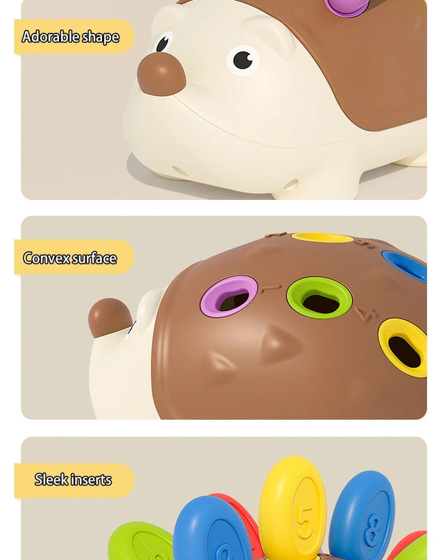 Montessori Hedgehog Toys Baby Concentration Training Education Toys Fine Motor Sensory Educational Toy for Kids Birthday Gifts