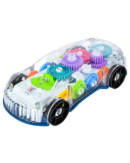 Baby toys Toddler Police Car Electric Vehicle Toy Auto Driving Transparent Gears Music Lights Cars Toys for Kids Boys