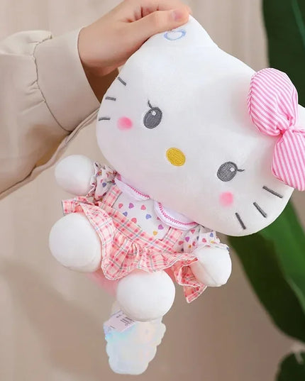 Hello Kitty Anime Hello Kitty Stuffed Toys Plushier Soft Pillow Birthday Gifts For Girls Kawaii Hello Kitty Plush Dolls