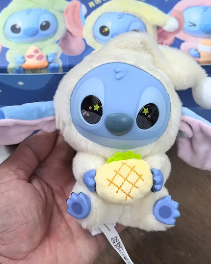 2025hot Stitch Eat Something Before Sleep Series Blind Box Plush Vinyl Toys Cute Doll Labu V3 Mystery Box Bag Pendant Decor Gift