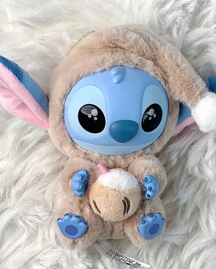 NEW Stitch Eat Something Before Sleep Series Blind Box Plush Dolls Pendant Cute Doll Ornament Mystery Box Surprise Toys Gifts
