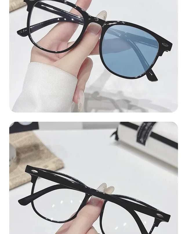 2025 Brand New Sunglasses for Men Women Photochromic Lenses Korean Style Trendy Eyewear Summer Outdoor Beach Sun Glasses