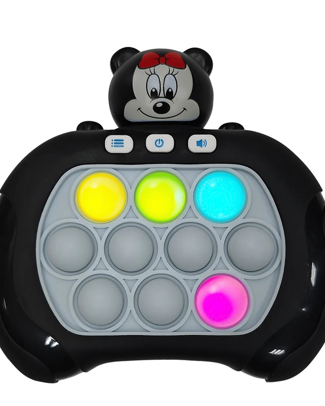 New Kuromi Quick Push Game Pop up Fidget Bubble Electronic Pop it Pro Game Light Stress Relief Toy Adult and Children's Gift toy