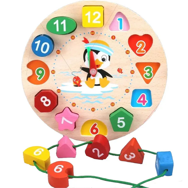 Montessori Wooden Games Baby Toys Puzzle Geometry Educational Games Kids Development Early Learning Toys For Children 1 Year 2