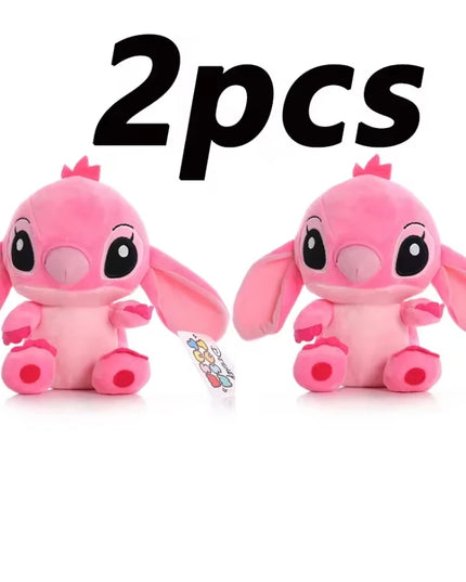 12cm 20cm 25cm Stitch Stuffed Plush Models Cartoon Stuffed Plush Dolls Anime Plush Baby Toys Kawaii Kids Birthday Gift