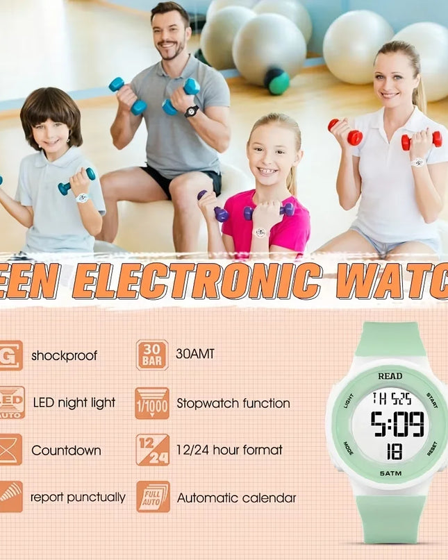 Watches for Women, Fashion Watch With High-Resolution LED Definition Display, Waterproof Multi-Function Electronic Digital Watch