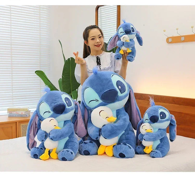 30/45cm  Stitch Plush Toy - Cute Lilo & Stitch Doll,Kawaii Donald Duck Stuffed Animal,Soft Birthday Gift for Kids Children