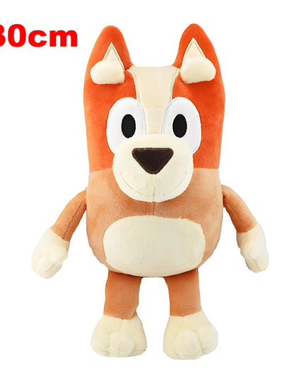 20/30CM Bluey And Bingo Plush Dolls Shining Star Eye Bluey Bingo Anime Plush Stuffed Toys Birthday Christmas Gift For Children