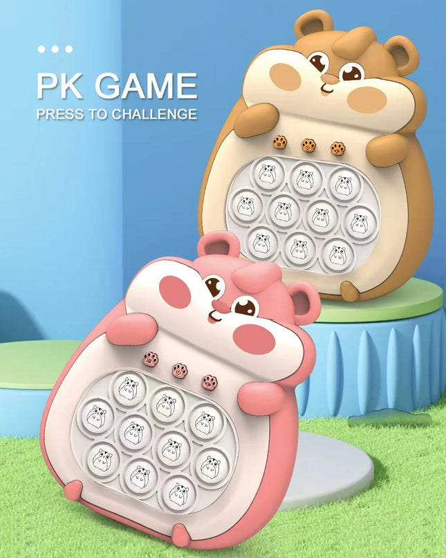 Upgraded Electronic Pop Light Fidget Toy for Children and Adults, Quick Push Game, Stress Relief, Sensory Toy, Gift