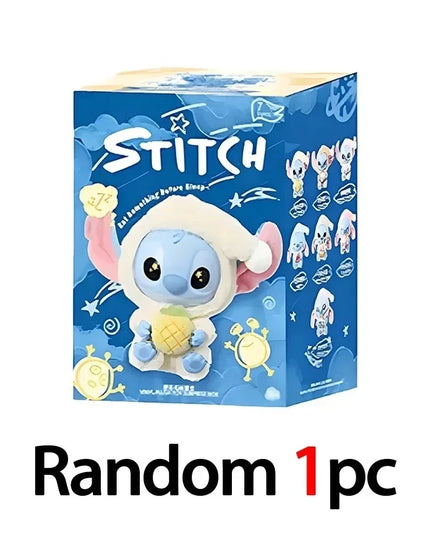 NEW Stitch Eat Something Before Sleep Series Blind Box Plush Dolls Pendant Cute Doll Ornament Mystery Box Surprise Toys Gifts