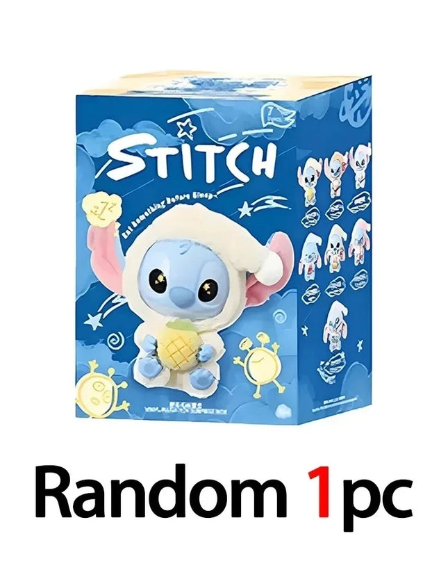 NEW Stitch Eat Something Before Sleep Series Blind Box Plush Dolls Pendant Cute Doll Ornament Mystery Box Surprise Toys Gifts
