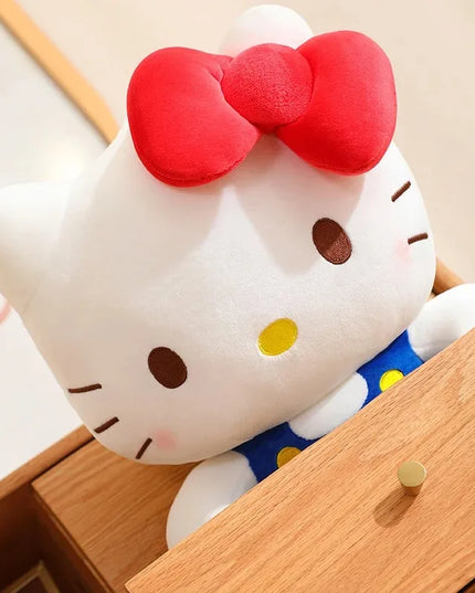 Hello Kitty Anime Hello Kitty Stuffed Toys Plushier Soft Pillow Birthday Gifts For Girls Kawaii Hello Kitty Plush Dolls