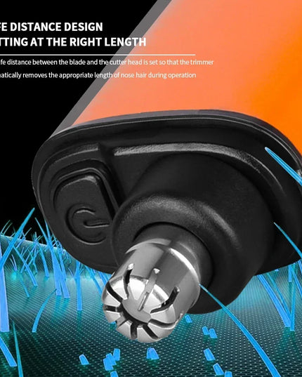 2 In 1 Electric Portable Ear And Nose Hair Trimmer Clipper 2024 Professional Painless Portable Eyebrow For Men