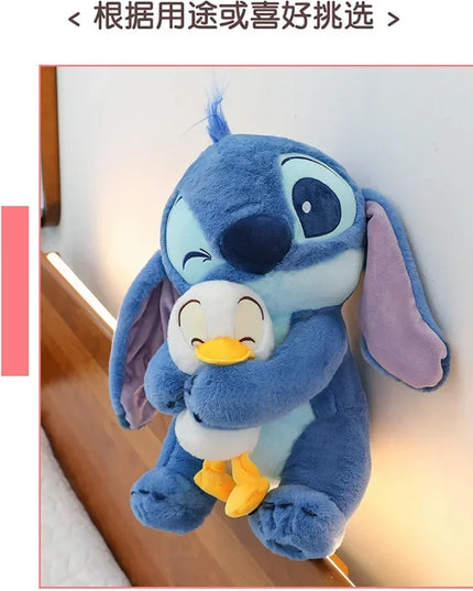 30/45cm  Stitch Plush Toy - Cute Lilo & Stitch Doll,Kawaii Donald Duck Stuffed Animal,Soft Birthday Gift for Kids Children