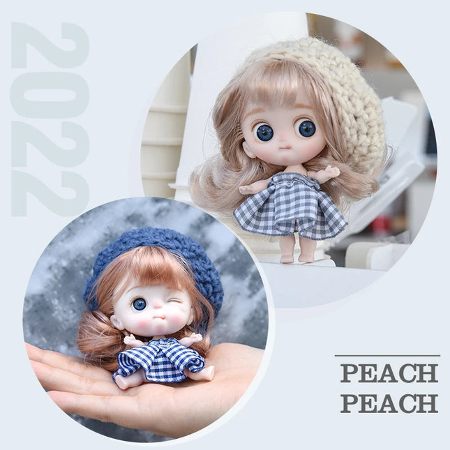 Small Dolls Mini Toys For Girls Gift Present House Accessories DIY Doll Furniture Set Bathroom Kitchen Living Room Bakery