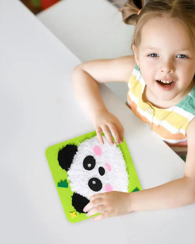 Learn to Sew Toys Cartoon Animals Handmade Dolls Crafting Set Sew Your Own Products Sewing Kits for Kids Learning Education Toys