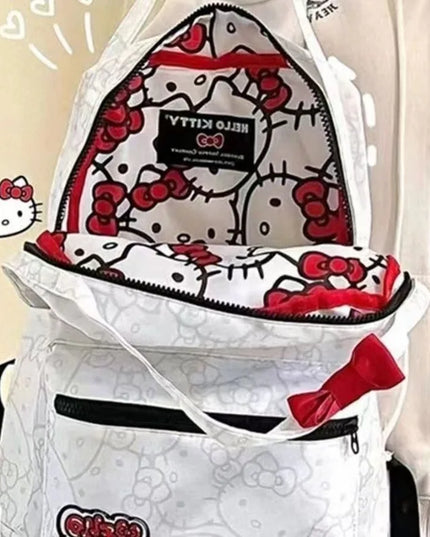 Hello kitty cartoon backpack Sanrio new animation cute student school bag outdoor travel storage large capacity backpack gift