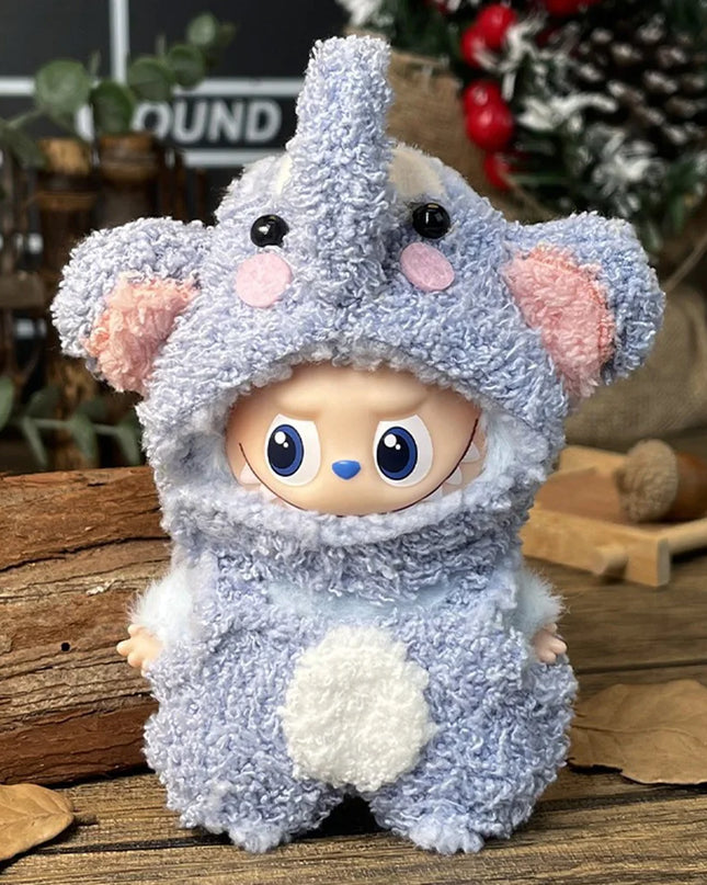 For Labubu 4.0 The Monsters Pin for Love Series Spring in the Wild Dinosaur Plush Set For Labubu V4 Doll Accessories