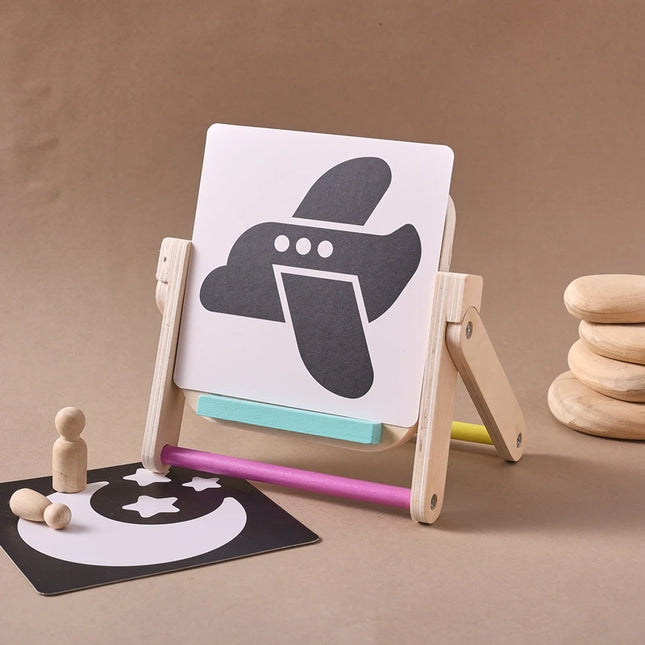Montessori Wood Toys 0-12Months Baby Colorful Geometry Grasping Board Toys Newborn Sensory Touch Shape Recognition Game Toy Gift