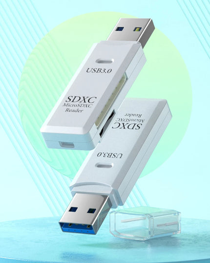 2 in 1 USB 3.0 Card Reader Micro TF sd card Reader usb adapter High Speed Cardreader TF Memory card For PC Laptop Accessories