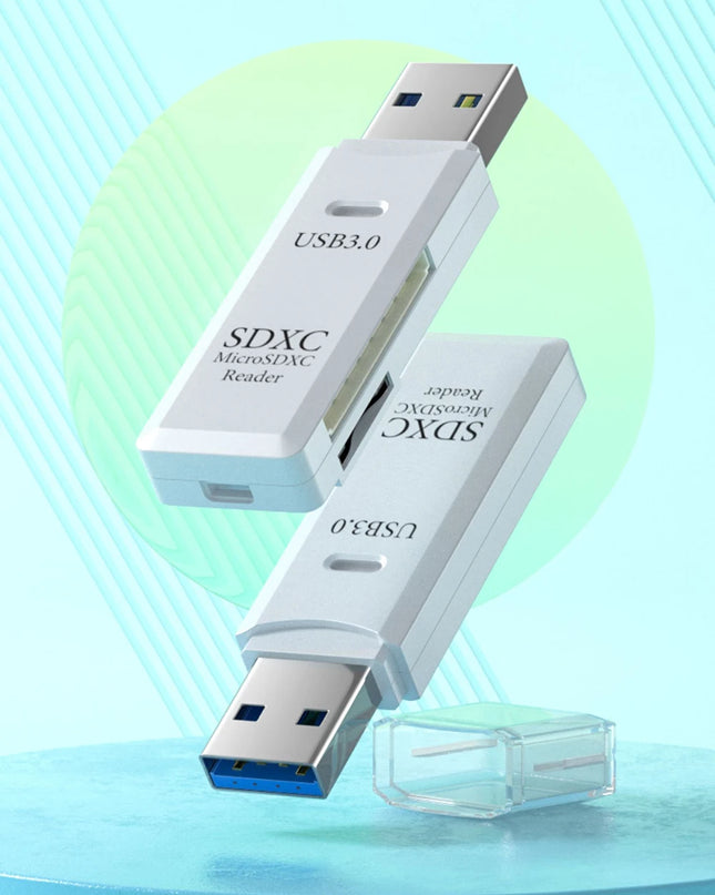 2 in 1 USB 3.0 Card Reader Micro TF sd card Reader usb adapter High Speed Cardreader TF Memory card For PC Laptop Accessories