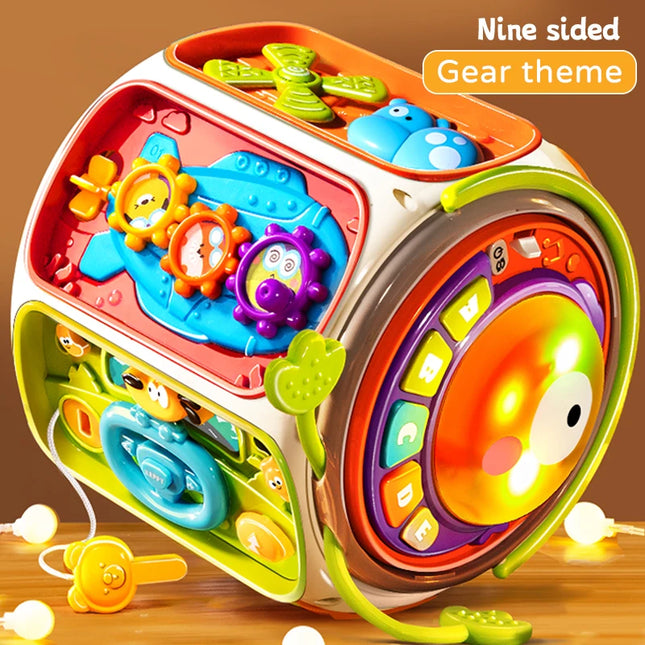 Montessori Sensory Toys for Children Cognitive Development Games with Color Sorting and Shape Learning Activities 3 Years Gifts