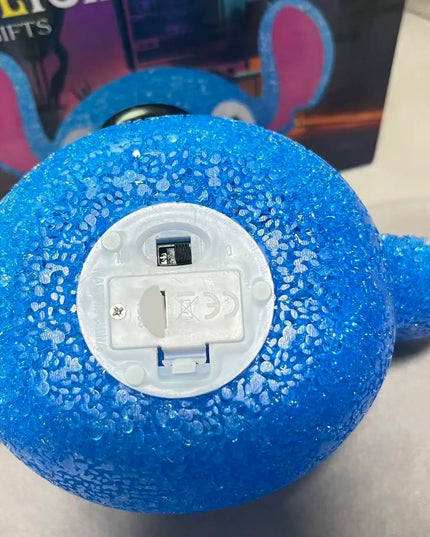 Lilo & Stitch Particle Projection Night Light Cartoon Lilo And Stitch 3d Doll Reading Lamp Usb Creative Desk Lamp For Kids Gifts