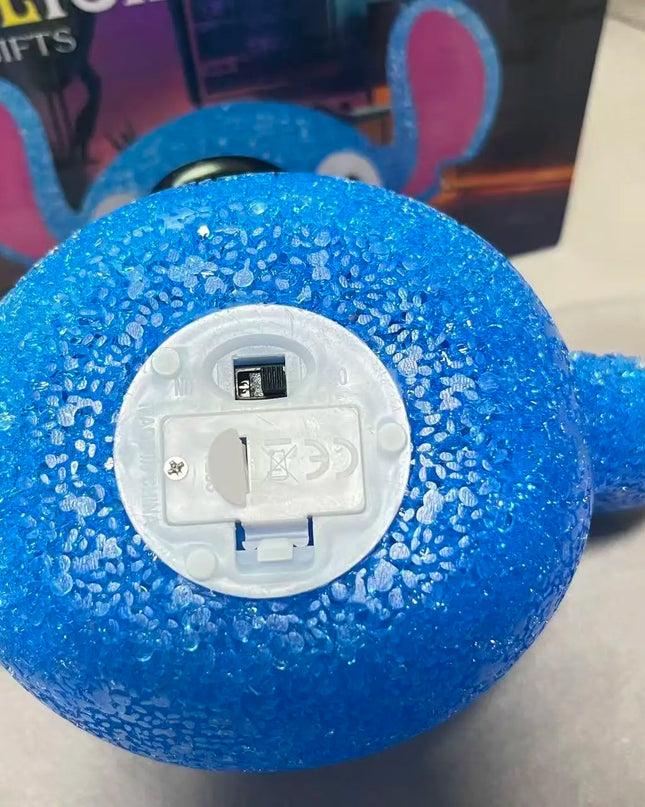 Lilo & Stitch Particle Projection Night Light Cartoon Lilo And Stitch 3d Doll Reading Lamp Usb Creative Desk Lamp For Kids Gifts