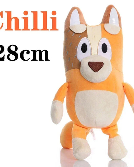 HOT SALE Bluey Dog Bingo Family Plush Toy Cartoon Dog Soft Stuffed Animals Dolls Birthday Christmas Gifts Family Blue-Y Bingo!!!