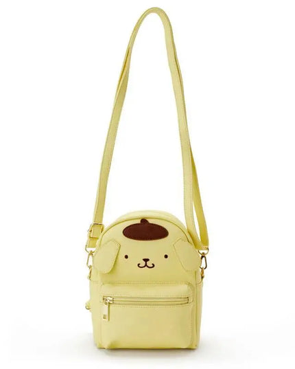 Sanrio Kawaii Hello Kitty Cinnamoroll My Melody Kuromi Pom Pom Purin Backpack Crossbody Messenger Bag Small Schoolbag Y2k Bag