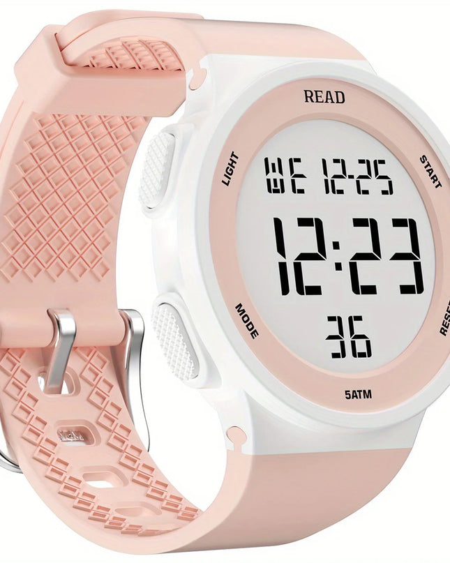Watches for Women, Fashion Watch With High-Resolution LED Definition Display, Waterproof Multi-Function Electronic Digital Watch