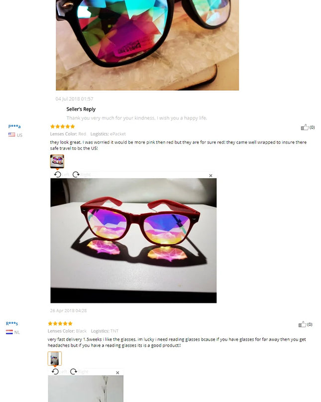Classic Square Party Sunglasses Women Men Fashion EDM Light Diffraction Futuristic Rave Festival Sun Glasses Psychedelic Prism