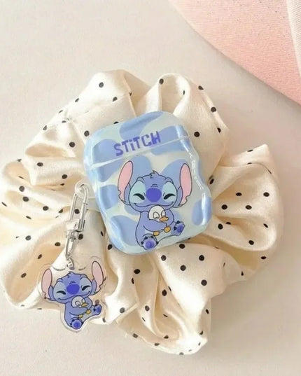 Cartoon Stitch Earphone Case for Apple AirPods 1 2 3 Pro 2 Case Cute  Earphones Case Air Pods 4 Protective Cover With Hook