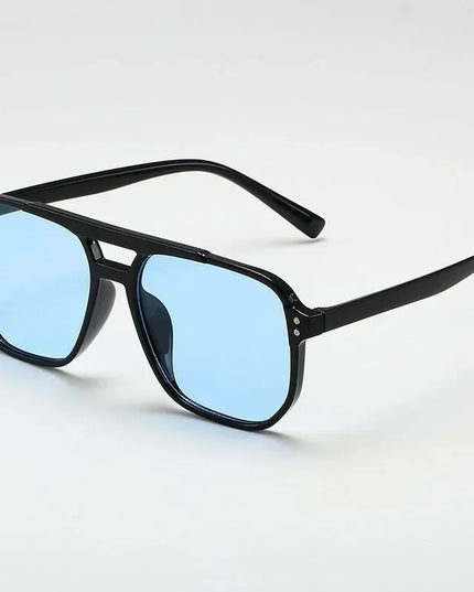 Vintage Men Women Big Sunglasses Men Square Shades Unisex Sun Glasses Black Lense Male Female Sunglasses UV400 Glasses