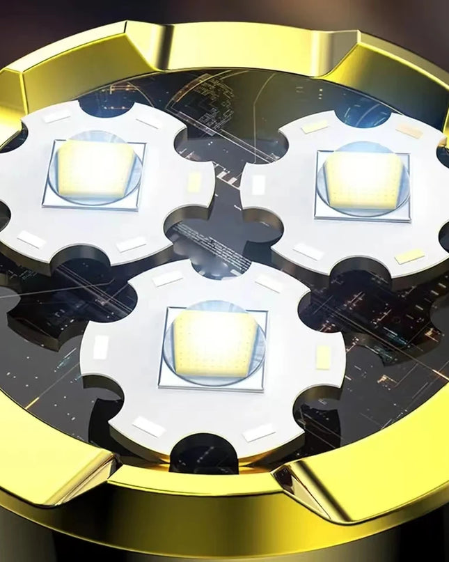 LED Strong Light Flashlight Rechargeable Multi functional for Long Range Portable Outdoor Home Mini Flashlight Cap Clip Light