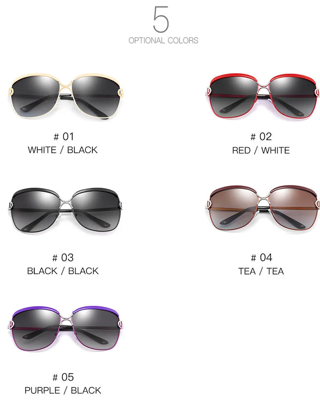 Polarized Sunglasses Driving UV400 Protection Sports Unisex Ms Fashion Glasses Lens Motorcycle Running Fish Travel T524