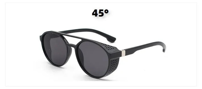 Classic Gothic Steampunk Style Sunglasses Men Women Brand Designer Retro Round Colorful Lens Vintage Sun Glasses UV400