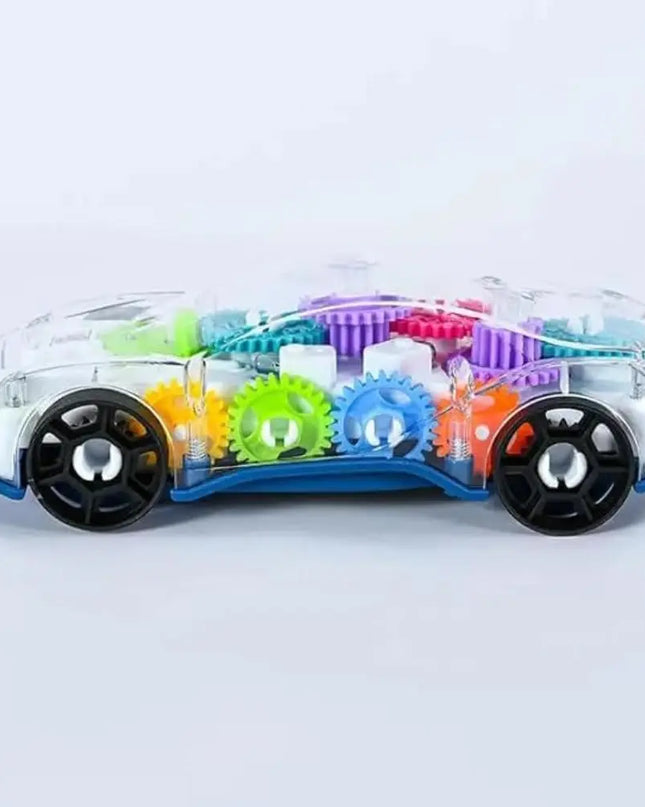 Baby toys Toddler Police Car Electric Vehicle Toy Auto Driving Transparent Gears Music Lights Cars Toys for Kids Boys