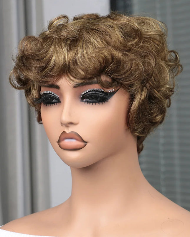 Short Human Hair Wigs for Black Women Pixie Cut Wig Human Hair Wig Glueless Wigs for Women Short Pixie Straight Human Hair Wigs