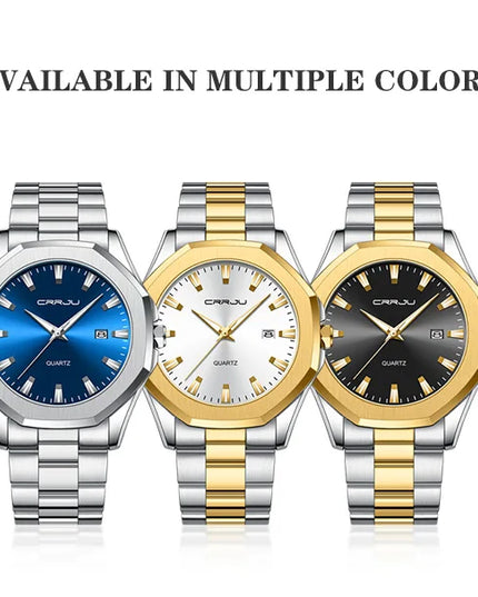 Watches for Men Classic with Date Business Dress Luxury Waterproof Luminous Mens Wrist Watch Analog Stainless Steel Men Watch