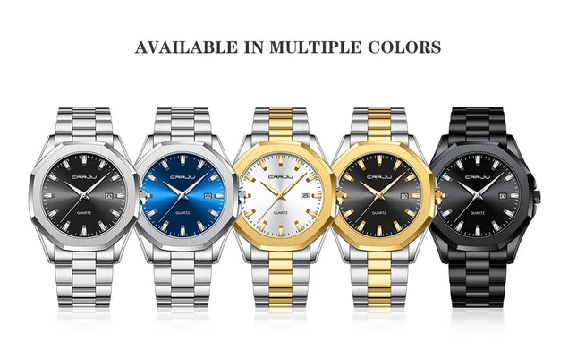 Watches for Men Classic with Date Business Dress Luxury Waterproof Luminous Mens Wrist Watch Analog Stainless Steel Men Watch