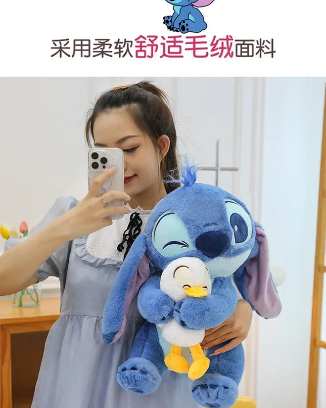 30/45cm  Stitch Plush Toy - Cute Lilo & Stitch Doll,Kawaii Donald Duck Stuffed Animal,Soft Birthday Gift for Kids Children
