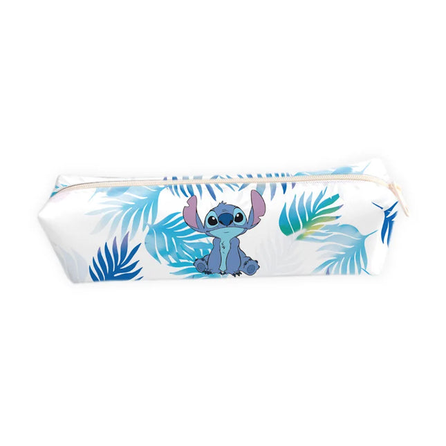 Disney Stitch Anime Pencil Case Stitch Print Pen Bag  Cartoon Students Storage Bag Stationery kids Toy Student Christmars Gift