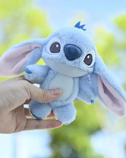 Cartoon Stitch Plush Keychain Soft Toy Cute Stuffed Animal Pendant Gift for Girls  Angel Doll Bag Charm Kids Birthday Present
